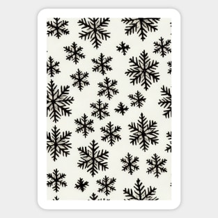 Christmas Seamless Pattern - Snowflakes #9 Sticker